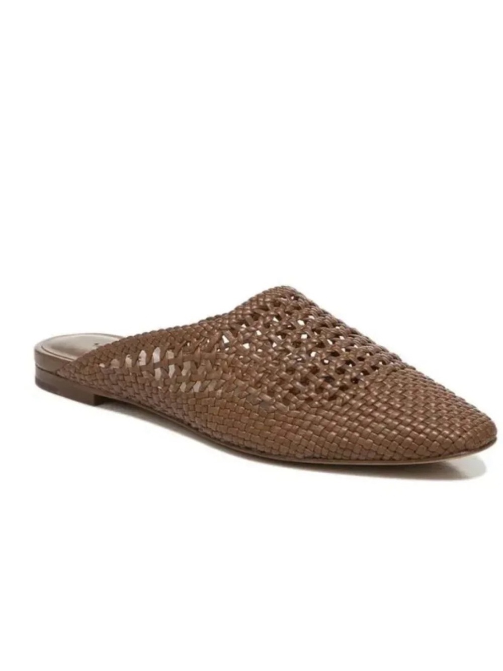 Vince Barrett Handwoven Leather Mule size 10, euro 40